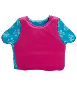 Kids' Deluxe Swim Trainer Vest With Collar -Swim Equip 5665917108392 pinkblue 3a