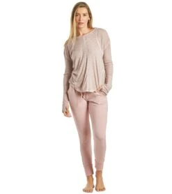 FREE PEOPLE Movement Lay Up Long Sleeve -Swim Equip 5666518663336 mauve 4a