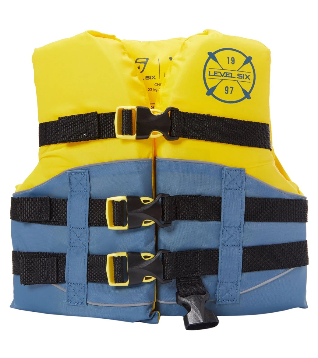 Level Six Kids' Stingray Nylon PFD Vest 1 Level Six Kids' Stingray Nylon PFD Vest