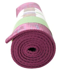 Gaiam Reversible Be Free Printed Yoga Mat 68" 6mm Extra Thick -Swim Equip 5668996743336 befree 4a
