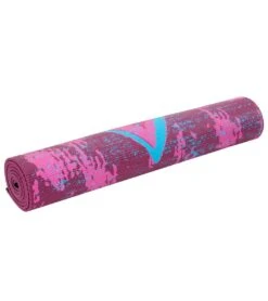 Gaiam Reversible Be Free Printed Yoga Mat 68" 6mm Extra Thick -Swim Equip 5668996743336 befree 5a