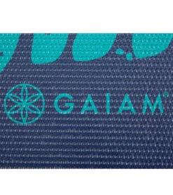 Gaiam Midnight Fern Printed Yoga Mat 68" 4mm -Swim Equip 5669004869800 midnightfern 5a