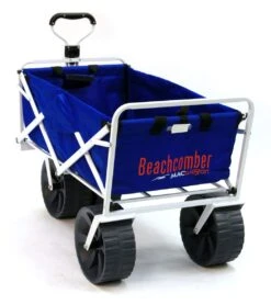 All-Terrain Heavy Duty Collapsible Beach Wagon -Swim Equip 5670557712552 bluewhite 3a