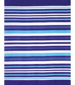 Dohler Horizontal Bold Stripes Beach Towel 58" X 74"