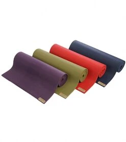 Fusion Natural Rubber Yoga Mat 68" 8mm Extra Thick -Swim Equip 5672261812392 purple 3a