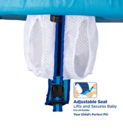 Self-Inflating Fabric Baby Boat With Canopy -Swim Equip 5677743603880 blue 4a