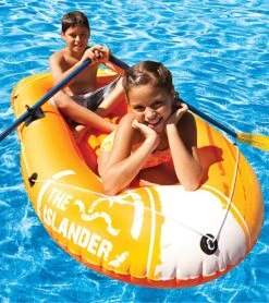 Poolmaster Islander Two Person Boat -Swim Equip 5689241043112 orange 3a