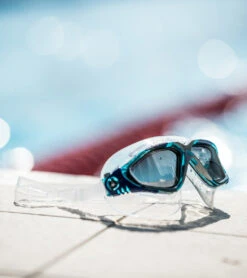 AQUASPHERE Vista Clear Lens Mask -Swim Equip 6215487979688 turquoisebluesilver 5a