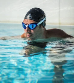 AQUASPHERE Kayenne Titanium Mirrored Lens Goggle -Swim Equip 6215489454248 bluemirroredlensdarkbluewhite 7a