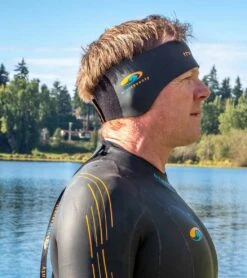 Unisex Thermal Headband -Swim Equip 6574476689576 black 3a