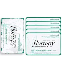 Detox Aromatherapy Sheet Mask 5 Count, Jasmine Peppermint -Swim Equip 6611788660904 4