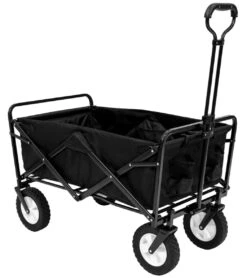 Collapsible Folding Outdoor Utility Wagon -Swim Equip 6700183519400 black 3a