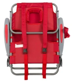 Face Down Beach Chair W/ Backpack Straps -Swim Equip 6716806398120 red 4a