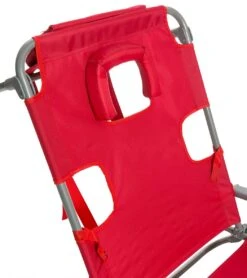 Face Down Beach Chair W/ Backpack Straps -Swim Equip 6716806398120 red 5a