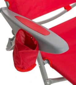 Face Down Beach Chair W/ Backpack Straps -Swim Equip 6716806398120 red 6a