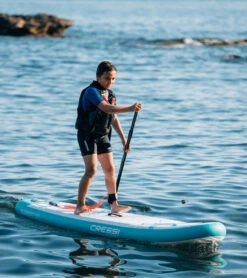 CRESSI Element Small All Around 8’2’’ Inflatable SUP Set -Swim Equip 6856348795048 whiteaqua 4a