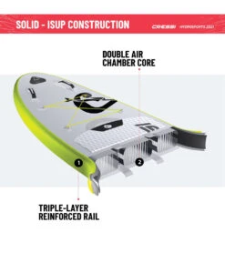 CRESSI Solid Tandem Dc 12'2'' Inflatable SUP -Swim Equip 6856351613096 grey 13a