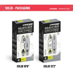 CRESSI Solid Tandem Dc 12'2'' Inflatable SUP -Swim Equip 6856351613096 grey 9a
