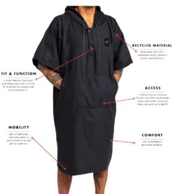 Slowtide All Day Microfiber Changing Poncho -Swim Equip 6956535808168 multi 3a