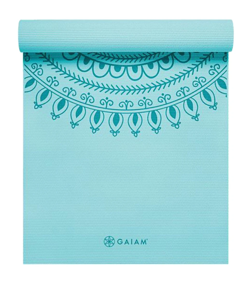 Gaiam 6mm Yoga Mat Premium Printed 2 Gaiam 6mm Yoga Mat Premium Printed - Image 2