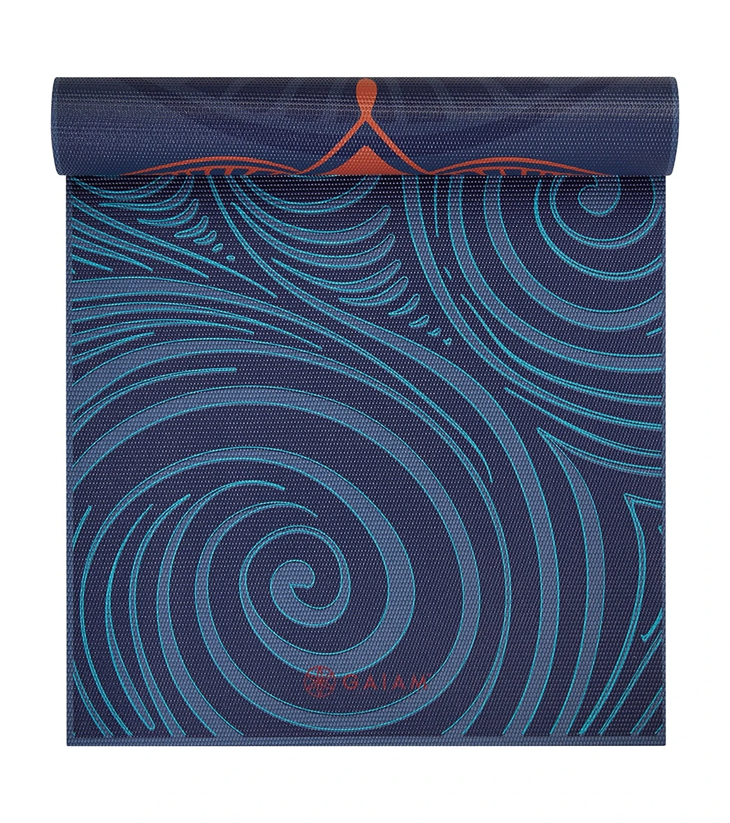 Gaiam 6mm Premium Reversible Yoga Mat 2 Gaiam 6mm Premium Reversible Yoga Mat - Image 2