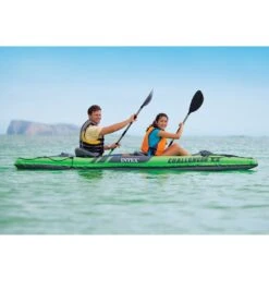 Intex Challenger K2 Kayak W/ 86" Aluminum Oars & High-Output Pump -Swim Equip 7159154147496 4