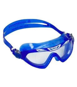 AQUASPHERE Vista Xp Open Water/Tri Mask -Swim Equip 7472379232424 clearlensbluewithbluestrap 3a